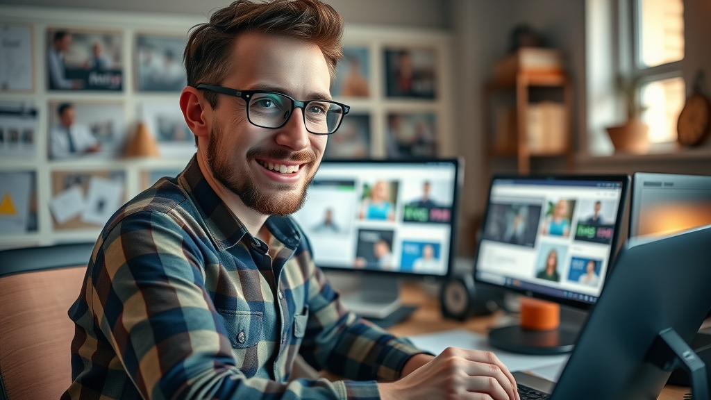 affiliate marketer overcoming affiliate marketing challenges by designing multimedia content