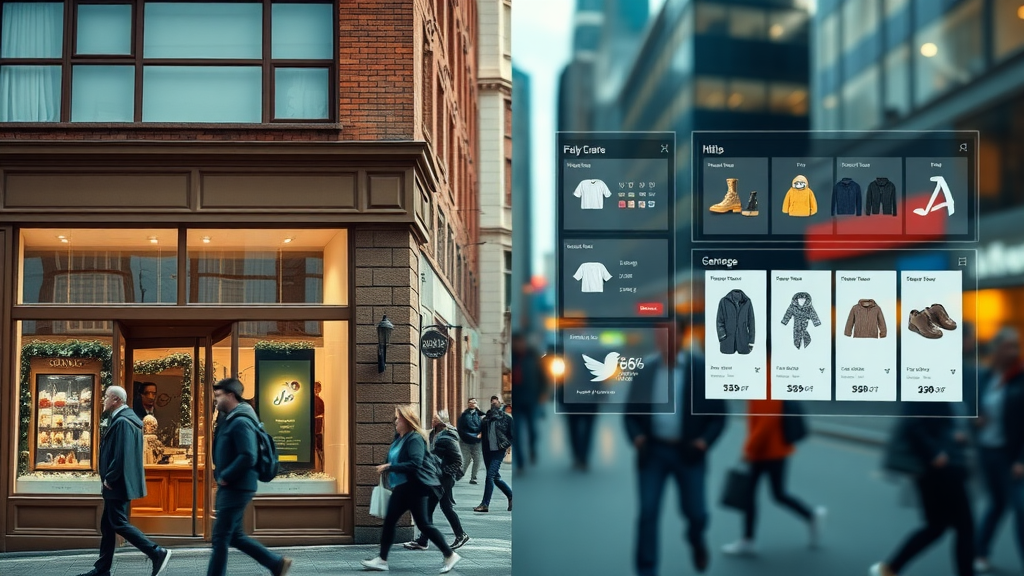 Comparison of traditional business model and digital product business model online portal interface