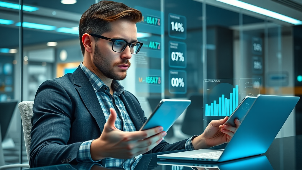 Marketer reviewing multiple affiliate programs and networks for program profitability and trustworthiness