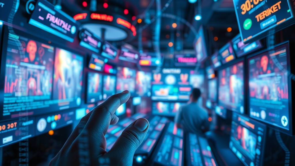 Dynamic digital advertising illustrating paid traffic for affiliates with advertisements across online platforms in a digital ecosystem.
