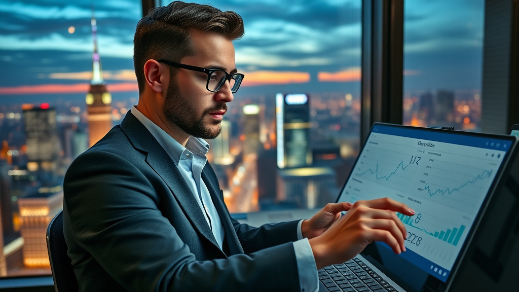 Marketing manager adjusting campaign budgets based on cost per acquisition metrics on digital dashboard