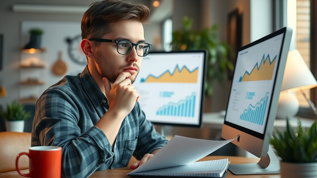 young marketer planning an email list campaign for affiliate programs - email list growth tips