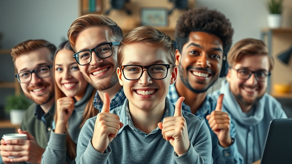 Diverse affiliate marketers, digitally successful professionals in various environments