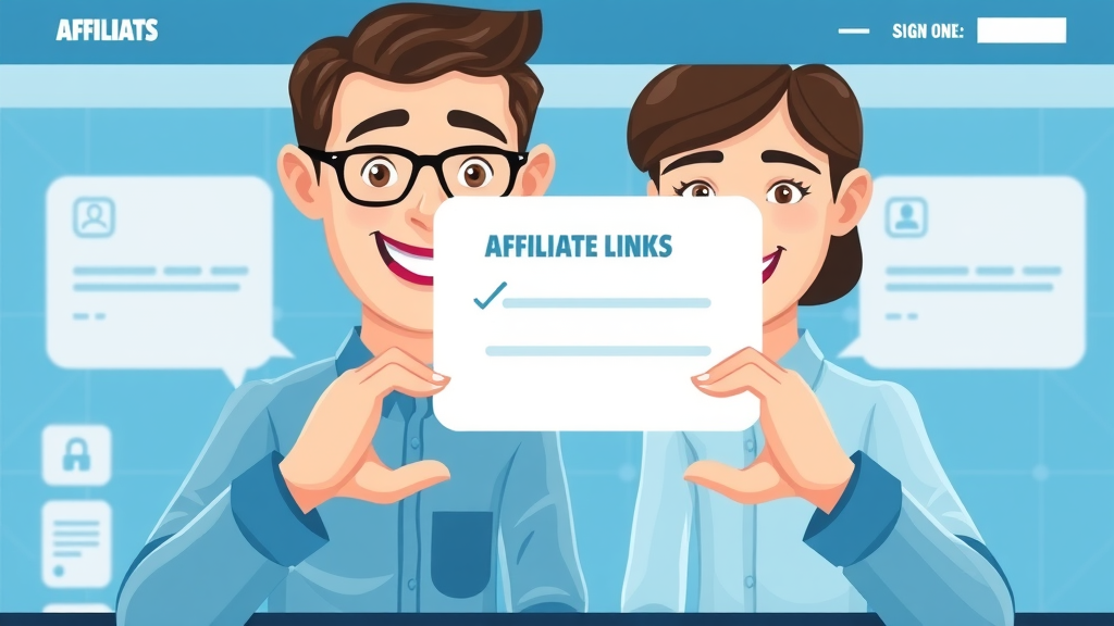 Website interface tactfully highlighting affiliate links in clear, natural positions for high conversion