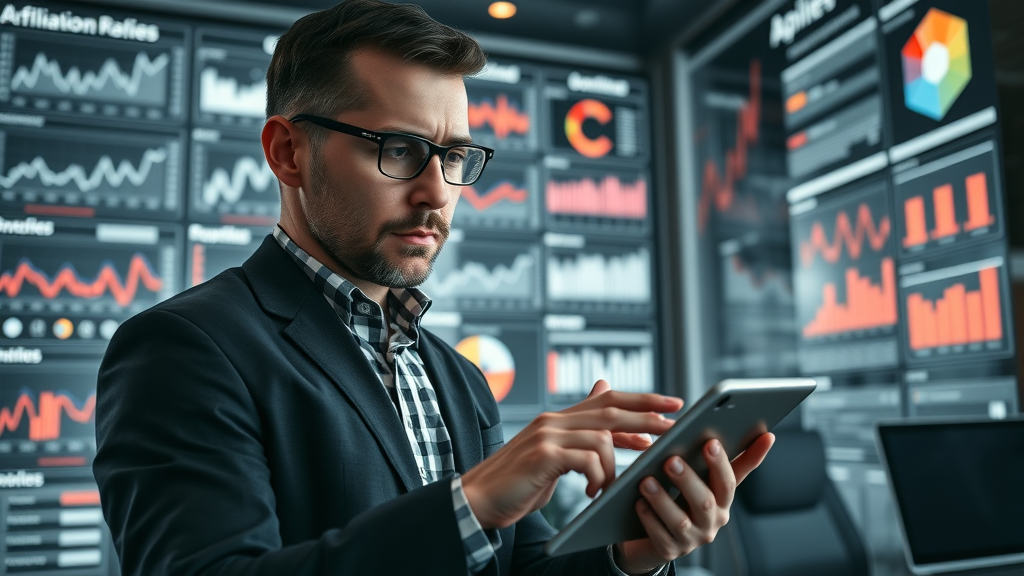 digital analyst focused on real-time affiliate link stats and analytics dashboards