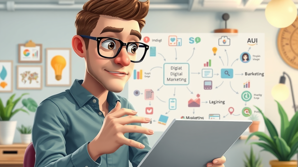 performance marketing models digital marketer reviewing digital marketing channel flowchart