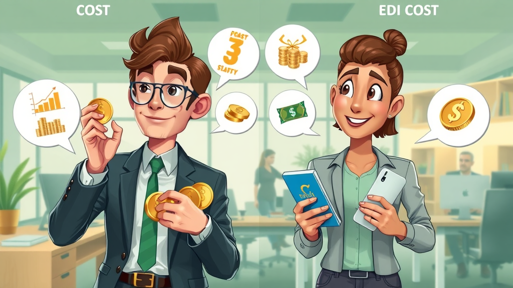 Visual financial comparison: affiliate startup costs vs. influencer model investments