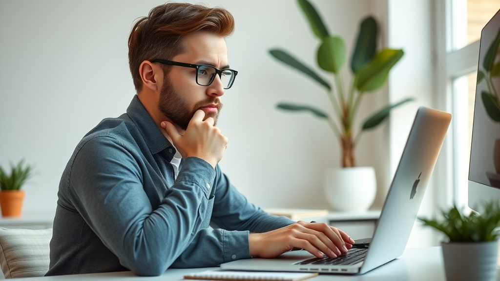 affiliate marketing without followers - digital marketer researching affiliate opportunities at a modern desk