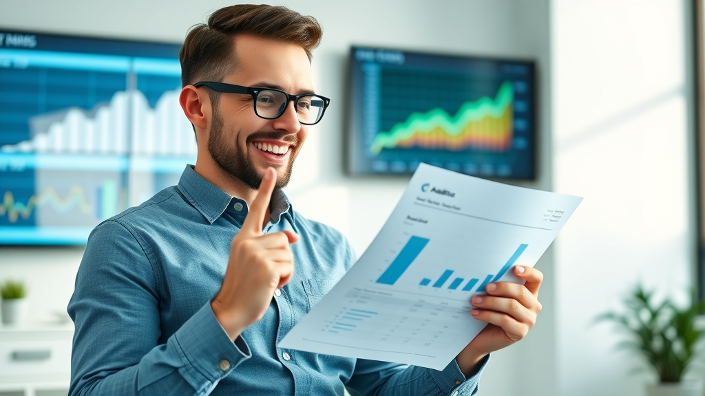 successful affiliate marketer analyzing performance reports for affiliate marketing without social media