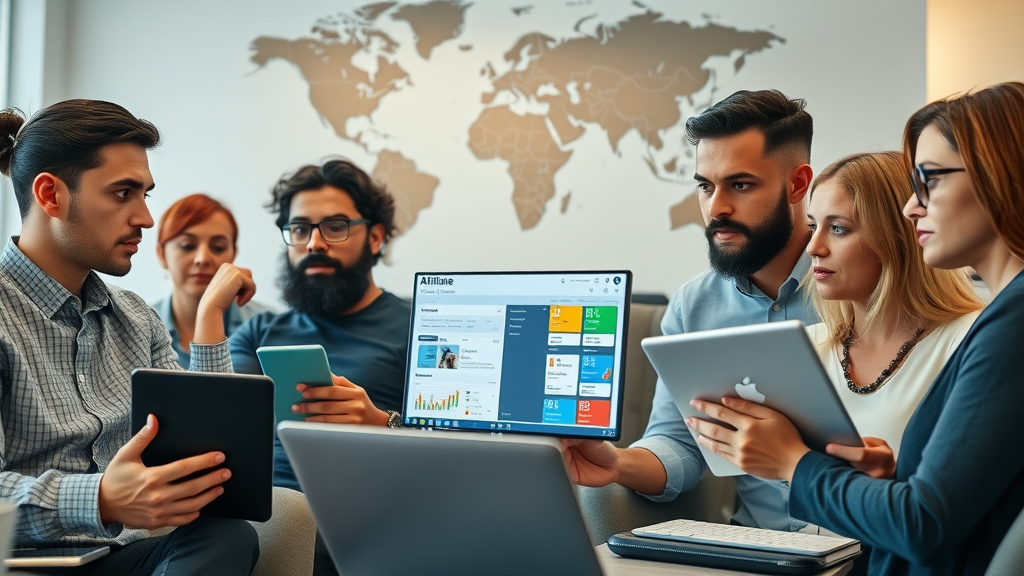 affiliate networks marketers digital devices platform interfaces global collaboration